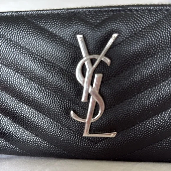 Yves Saint Laurent Long Zip Wallet - Picture 4 of 14